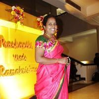 Actress and Director Lakshmi Ramakrishnan Daughter Reception Stills