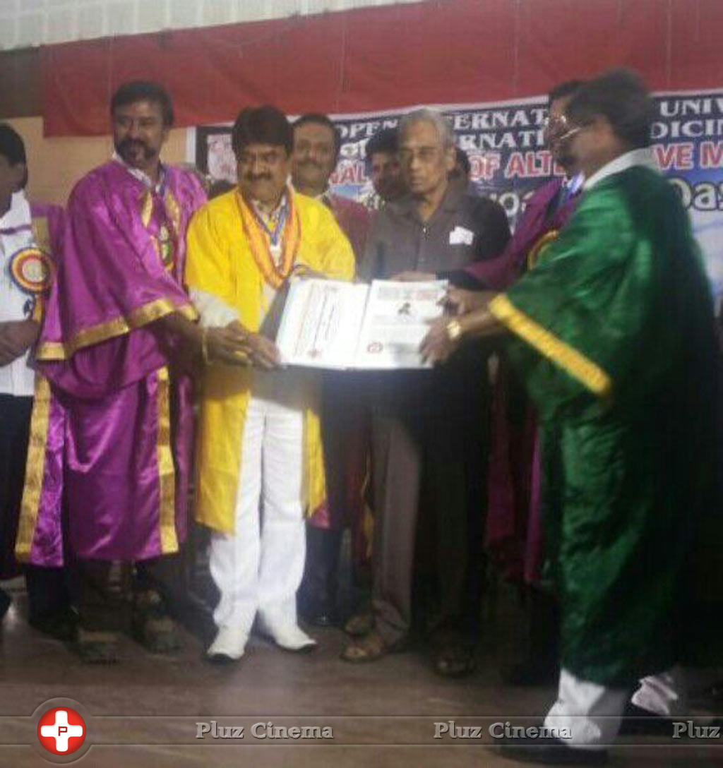 Doctorate for Actor Chinni Jayanth Stills | Picture 688863