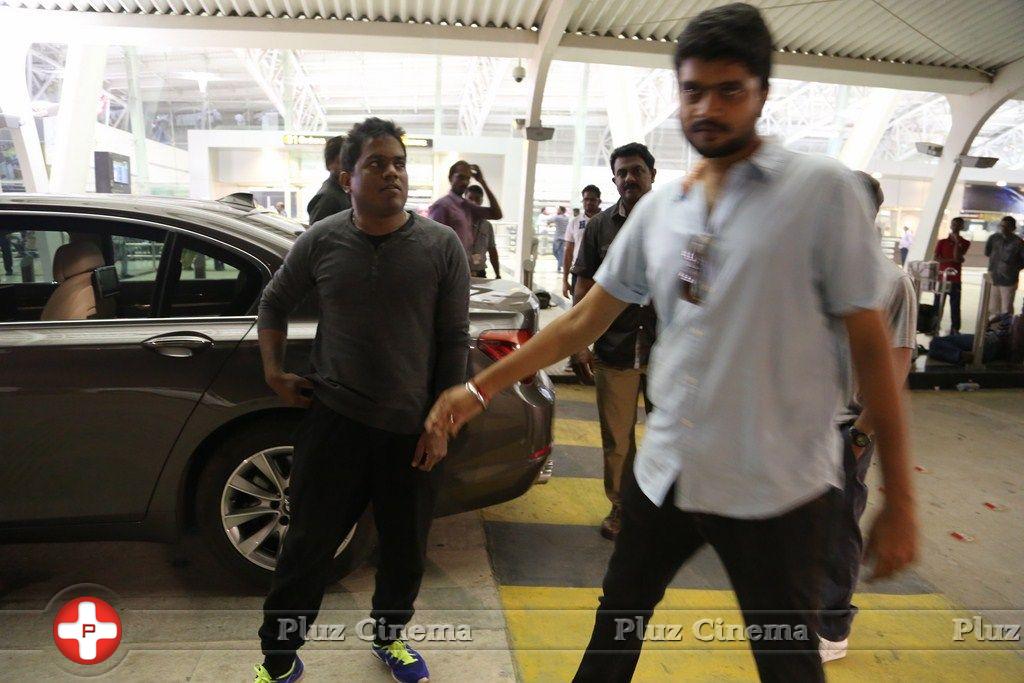 Yuvan Shankar Raja - Yuvan Spotted at Chennai Airport Stills | Picture 634816