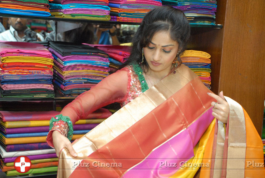 Madhavi Latha - Sreeja Fashions Madhavi Latha South Silk Festival Launching Banjarahills Road No 12 Photos | Picture 595287