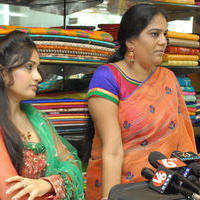 Sreeja Fashions Madhavi Latha South Silk Festival Launching Banjarahills Road No 12 Photos | Picture 595298