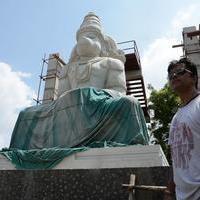 Arjun Sarja - Actor Arjun Builds Lord Anjaneya Temple Photos