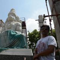 Arjun Sarja - Actor Arjun Builds Lord Anjaneya Temple Photos | Picture 599096