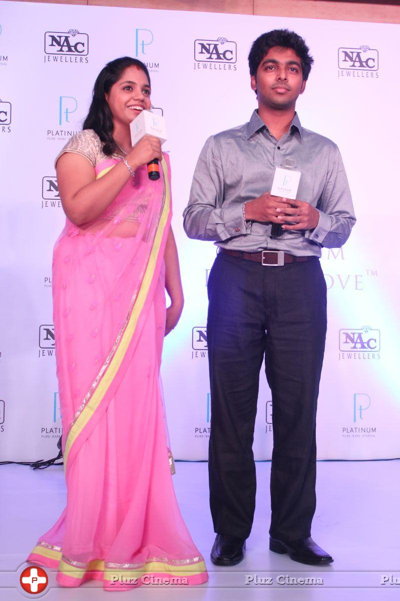 GV Prakash and Saindhavi in NAC Jewellers Celebration Stills | Picture 605920