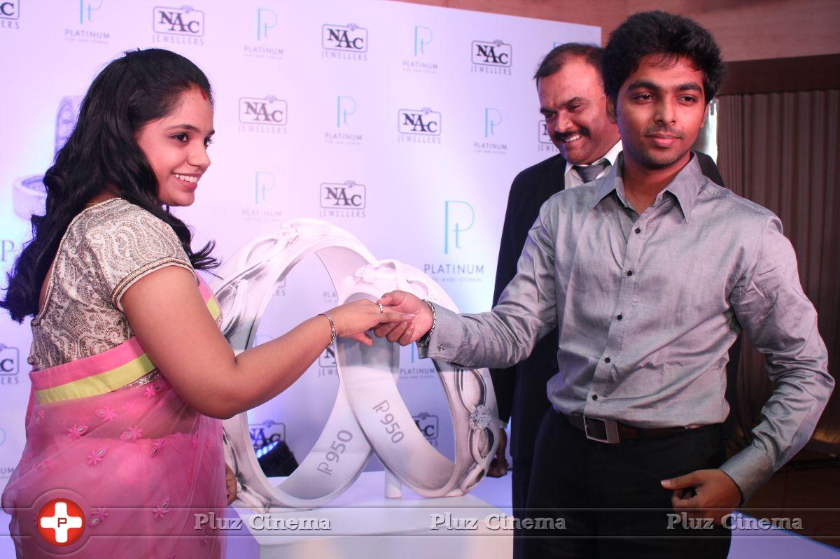 GV Prakash and Saindhavi in NAC Jewellers Celebration Stills | Picture 605937