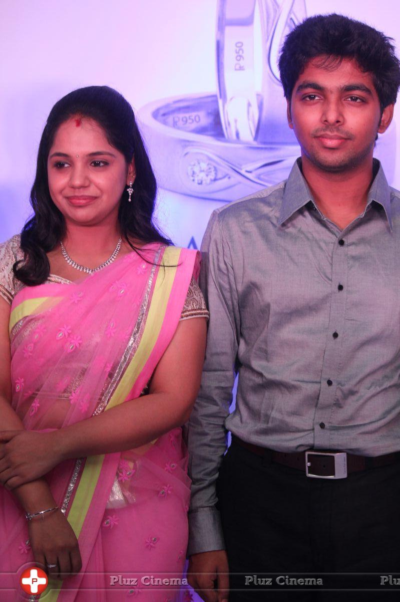 GV Prakash and Saindhavi in NAC Jewellers Celebration Stills | Picture 605941
