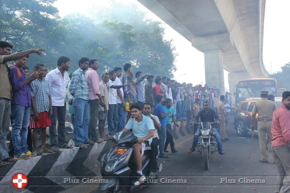 Aarambam Movie First day First Show Celebration Stills | Picture 622475