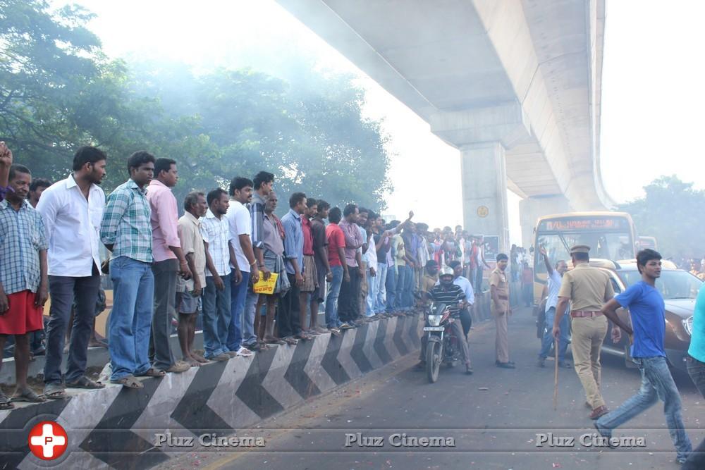 Aarambam Movie First day First Show Celebration Stills | Picture 622476