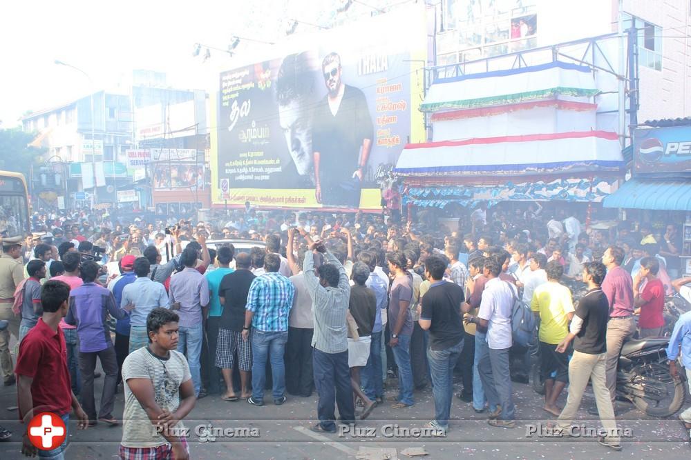 Aarambam Movie First day First Show Celebration Stills | Picture 622484