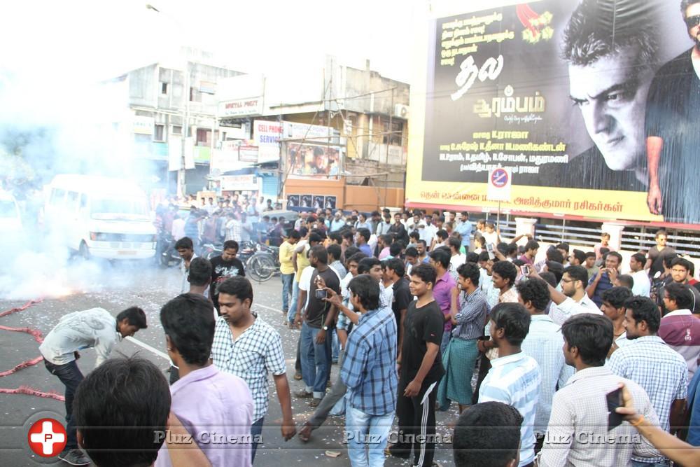 Aarambam Movie First day First Show Celebration Stills | Picture 622507