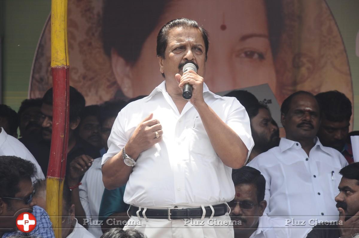 Sivakumar - Tamil Directors Union and Producers Council Protest Outside Sri Lankan High Commission Stills | Picture 789146