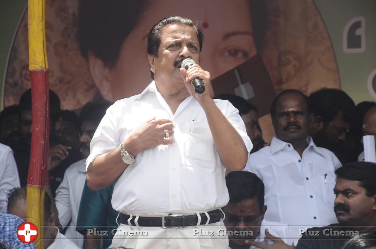 Sivakumar - Tamil Directors Union and Producers Council Protest Outside Sri Lankan High Commission Stills | Picture 789147