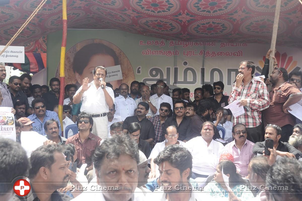 Tamil Directors Union and Producers Council Protest Outside Sri Lankan High Commission Stills | Picture 789151