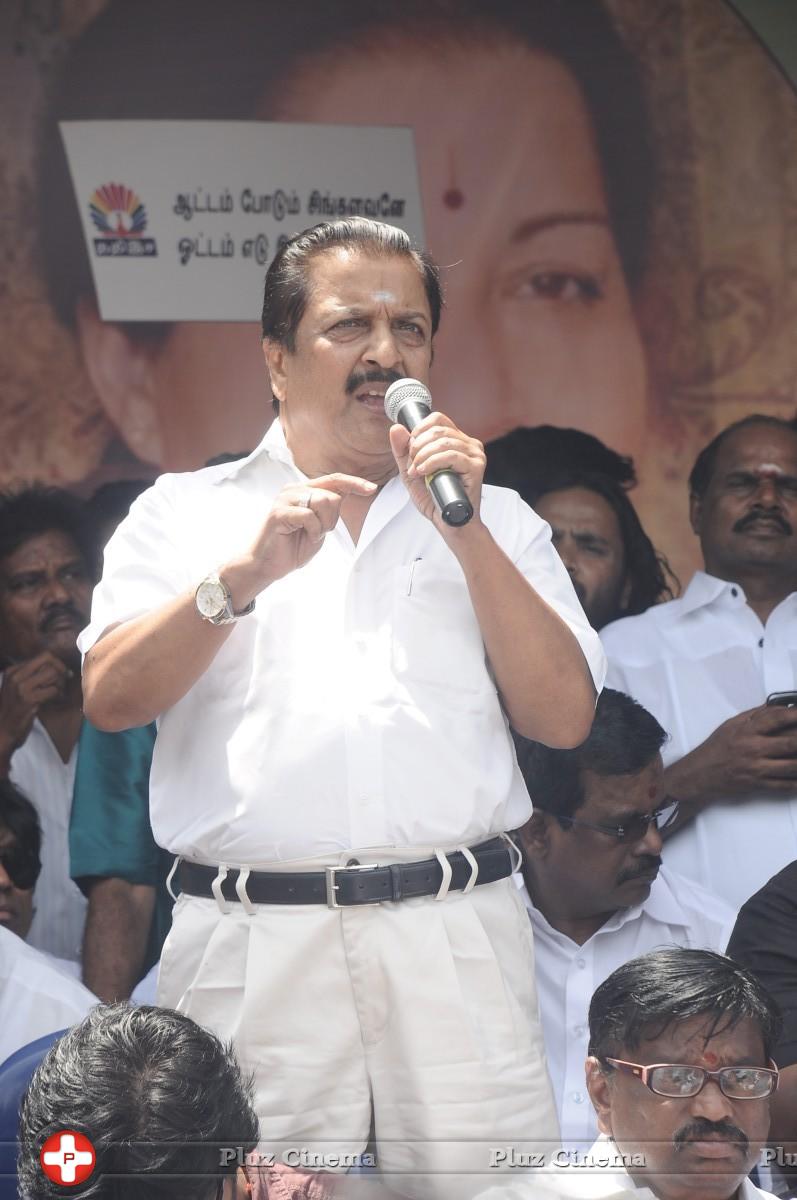 Sivakumar - Tamil Directors Union and Producers Council Protest Outside Sri Lankan High Commission Stills | Picture 789155