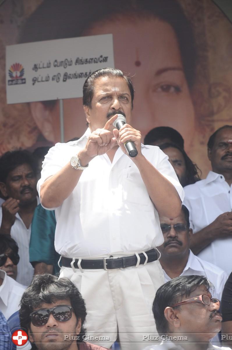 Sivakumar - Tamil Directors Union and Producers Council Protest Outside Sri Lankan High Commission Stills | Picture 789157