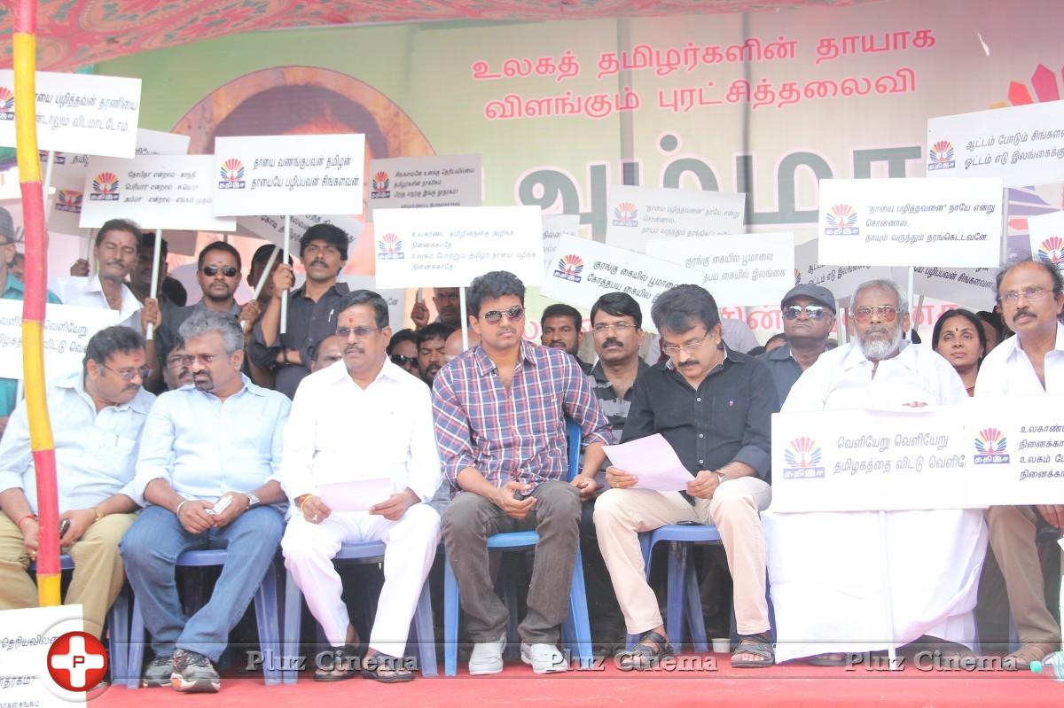Tamil Directors Union and Producers Council Protest Outside Sri Lankan High Commission Stills | Picture 789191