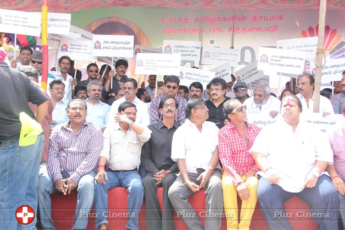 Tamil Directors Union and Producers Council Protest Outside Sri Lankan High Commission Stills | Picture 789195