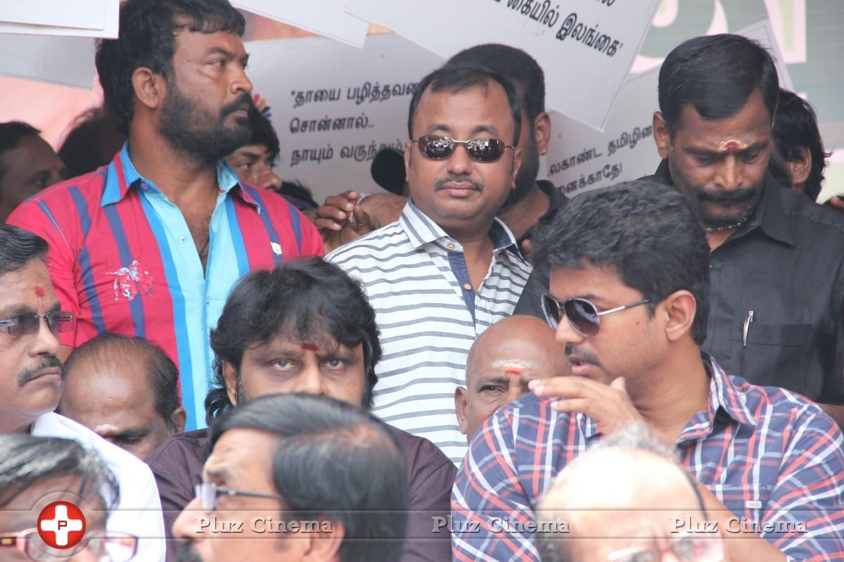 Tamil Directors Union and Producers Council Protest Outside Sri Lankan High Commission Stills | Picture 789219