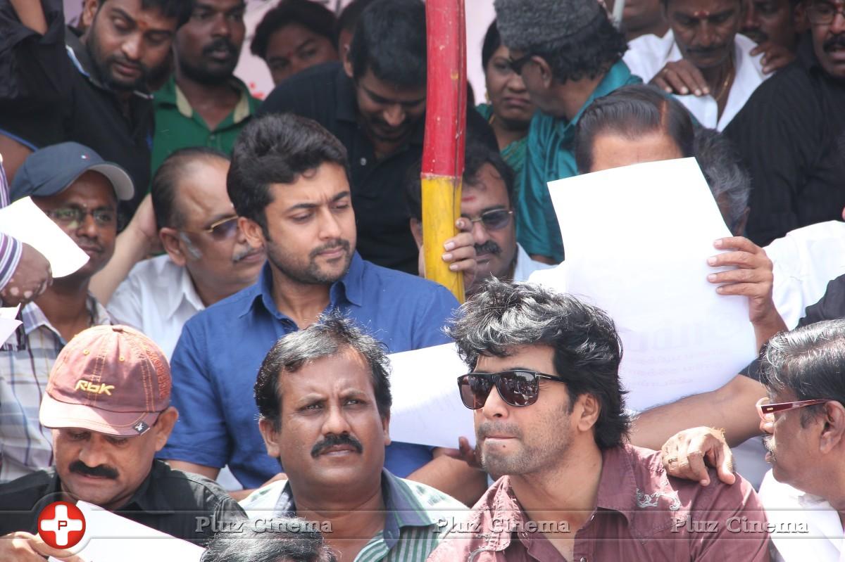 Tamil Directors Union and Producers Council Protest Outside Sri Lankan High Commission Stills | Picture 789235