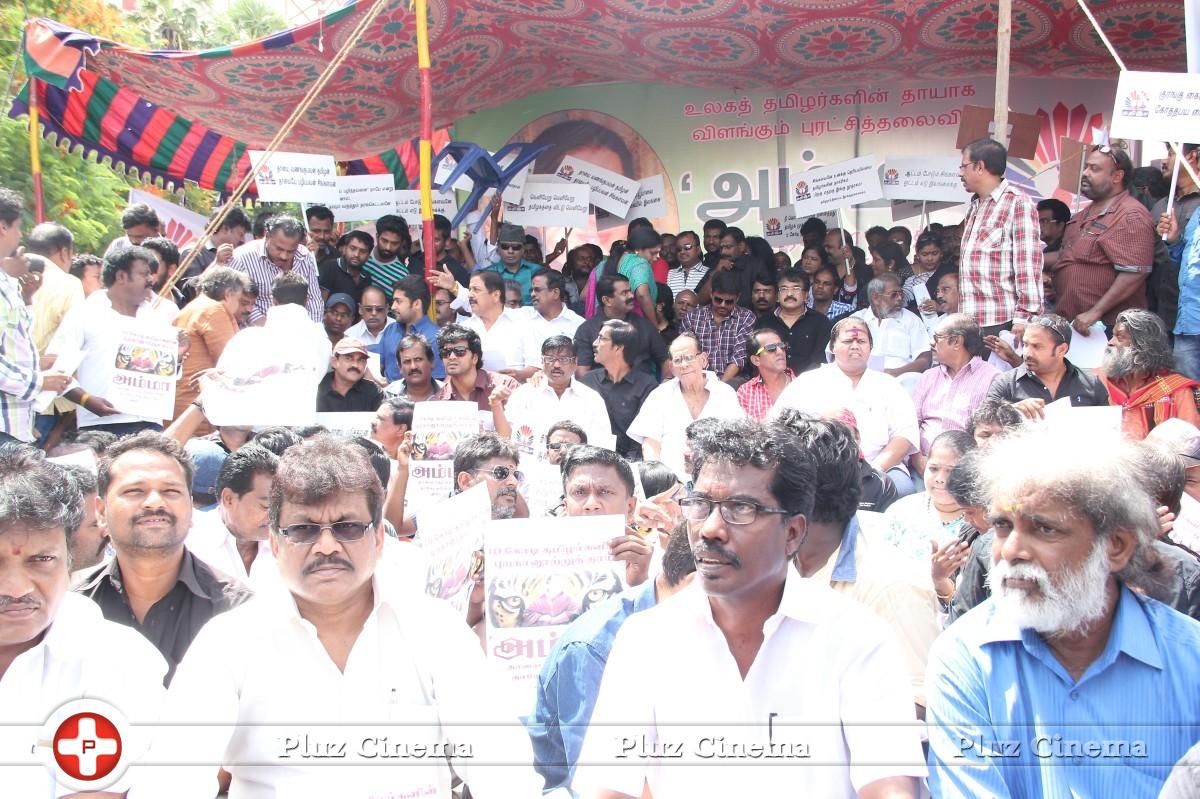 Tamil Directors Union and Producers Council Protest Outside Sri Lankan High Commission Stills | Picture 789243