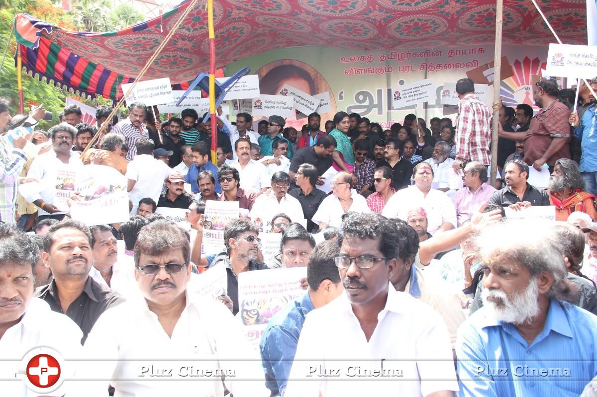 Tamil Directors Union and Producers Council Protest Outside Sri Lankan High Commission Stills | Picture 789244