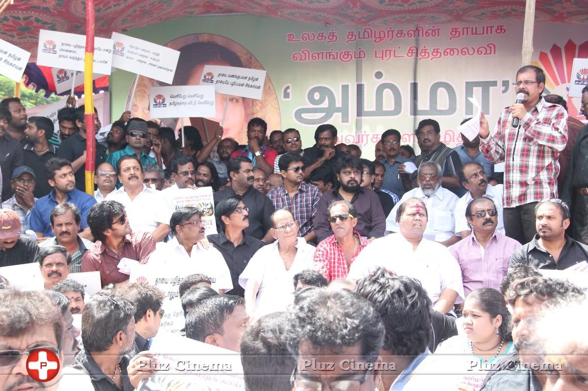 Tamil Directors Union and Producers Council Protest Outside Sri Lankan High Commission Stills | Picture 789252