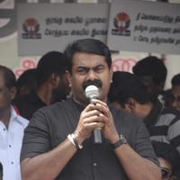 Seeman - Tamil Directors Union and Producers Council Protest Outside Sri Lankan High Commission Stills | Picture 789111