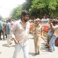 M. Rajesh - Tamil Directors Union and Producers Council Protest Outside Sri Lankan High Commission Stills