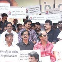 Tamil Directors Union and Producers Council Protest Outside Sri Lankan High Commission Stills | Picture 789201