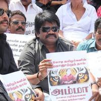 Tamil Directors Union and Producers Council Protest Outside Sri Lankan High Commission Stills | Picture 789208