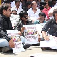 Tamil Directors Union and Producers Council Protest Outside Sri Lankan High Commission Stills | Picture 789209