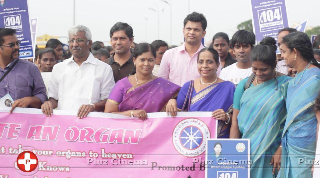 Queen Marrys College Students Organised an Organ Donation Rally Photos | Picture 790049