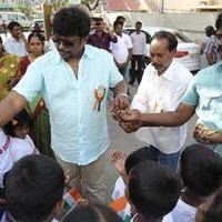 National Flag Hoisting Function By Actor Siva Kumar Organized By R Parthiban With Lawrence Charitable Trust Stills