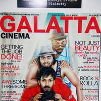 Yagavarayinum Naa Kaakka team launches Galatta Cinema August 2014 Issue Stills | Picture 800718