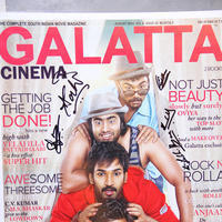 Yagavarayinum Naa Kaakka team launches Galatta Cinema August 2014 Issue Stills | Picture 800745