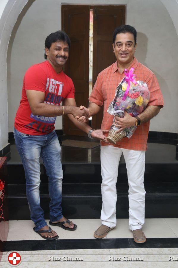 Celebrities Greeting Kamal Haasan for getting Padma Bhushan Award Photos | Picture 706371