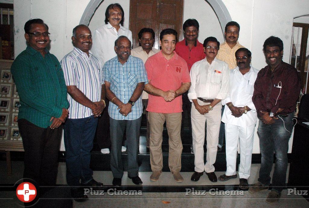 Celebrities Greeting Kamal Haasan for getting Padma Bhushan Award Photos | Picture 708916