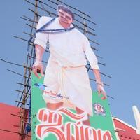 Vijay fans celebrating Jilla movie for his 80 feet cut out at Chennai Photos | Picture 694059