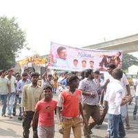 Vijay Fans Celebrating Jilla Movie first day Photos | Picture 695379