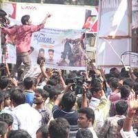 Vijay Fans Celebrating Jilla Movie first day Photos | Picture 695389