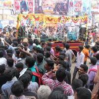 Vijay Fans Celebrating Jilla Movie first day Photos | Picture 695396