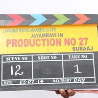 Jayam Ravi and Anjali New Movie Pooja Stills