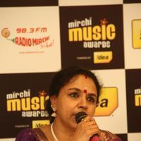 Sudha Raghunathan - Grand Jury Of Mirchi Music Awards South Meet Stills