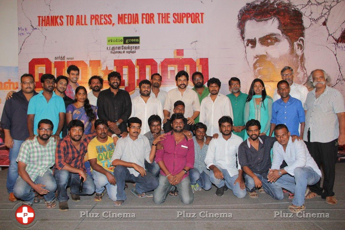 Madras Movie Success Meet Stills | Picture 836896