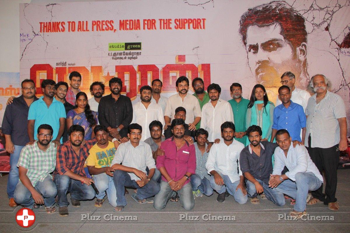 Madras Movie Success Meet Stills | Picture 836897