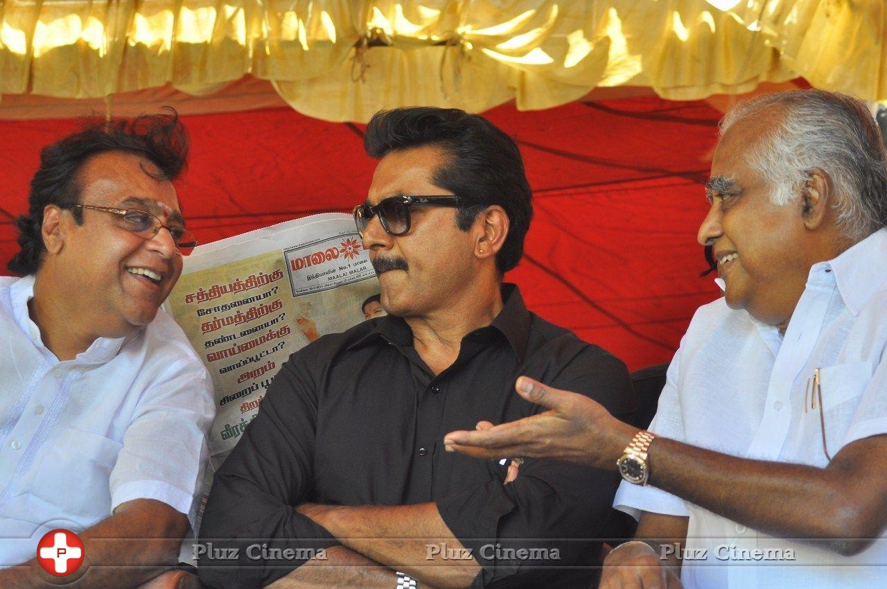 Tamil Film Industry Hunger Strike Against Jayalalitha Judgment Photos | Picture 837476