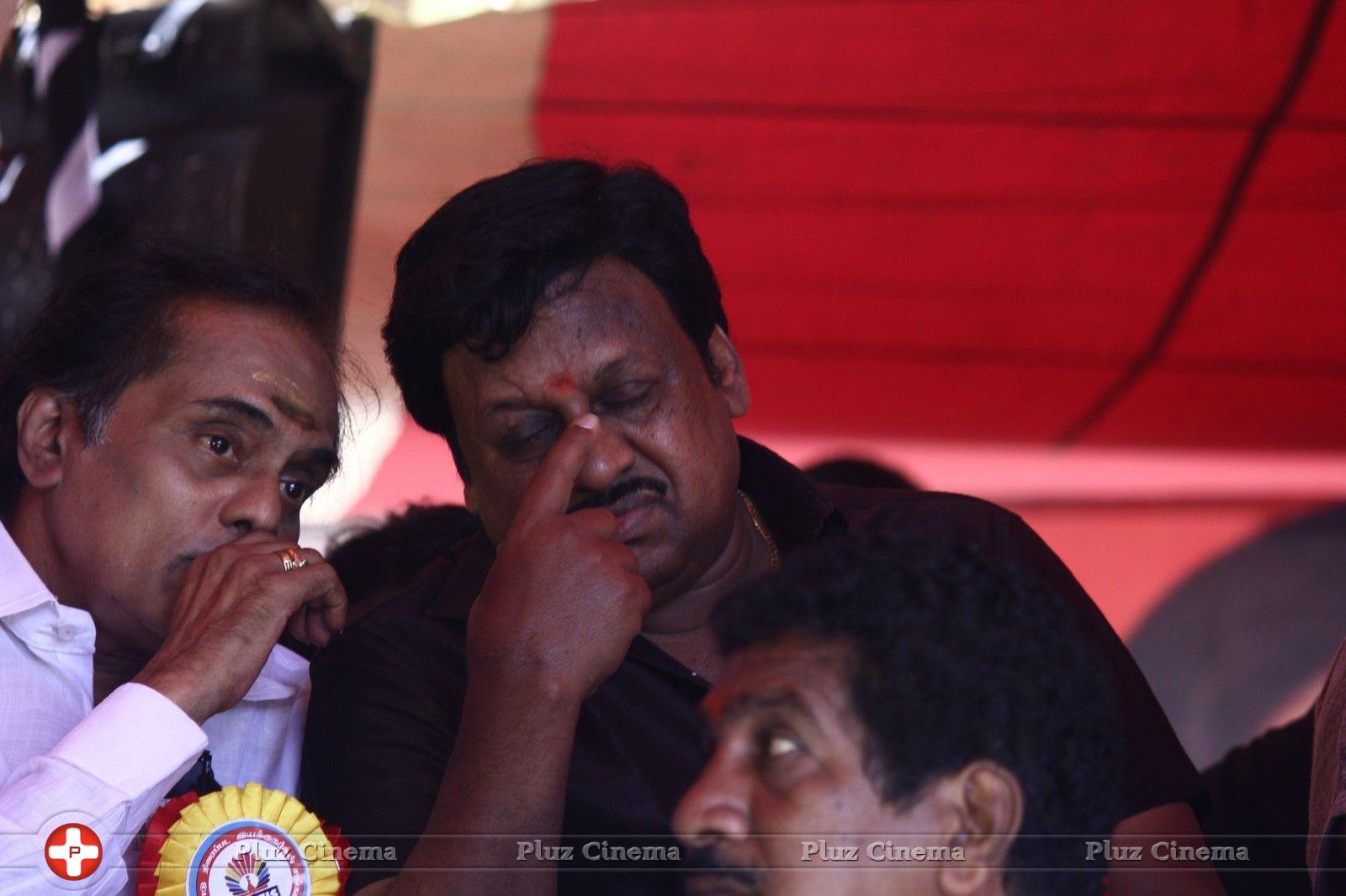 Tamil Film Industry Hunger Strike Against Jayalalitha Judgment Photos | Picture 837639