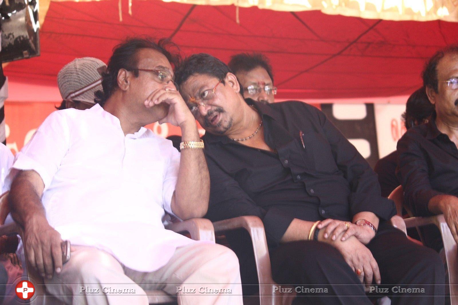 Tamil Film Industry Hunger Strike Against Jayalalitha Judgment Photos | Picture 837640