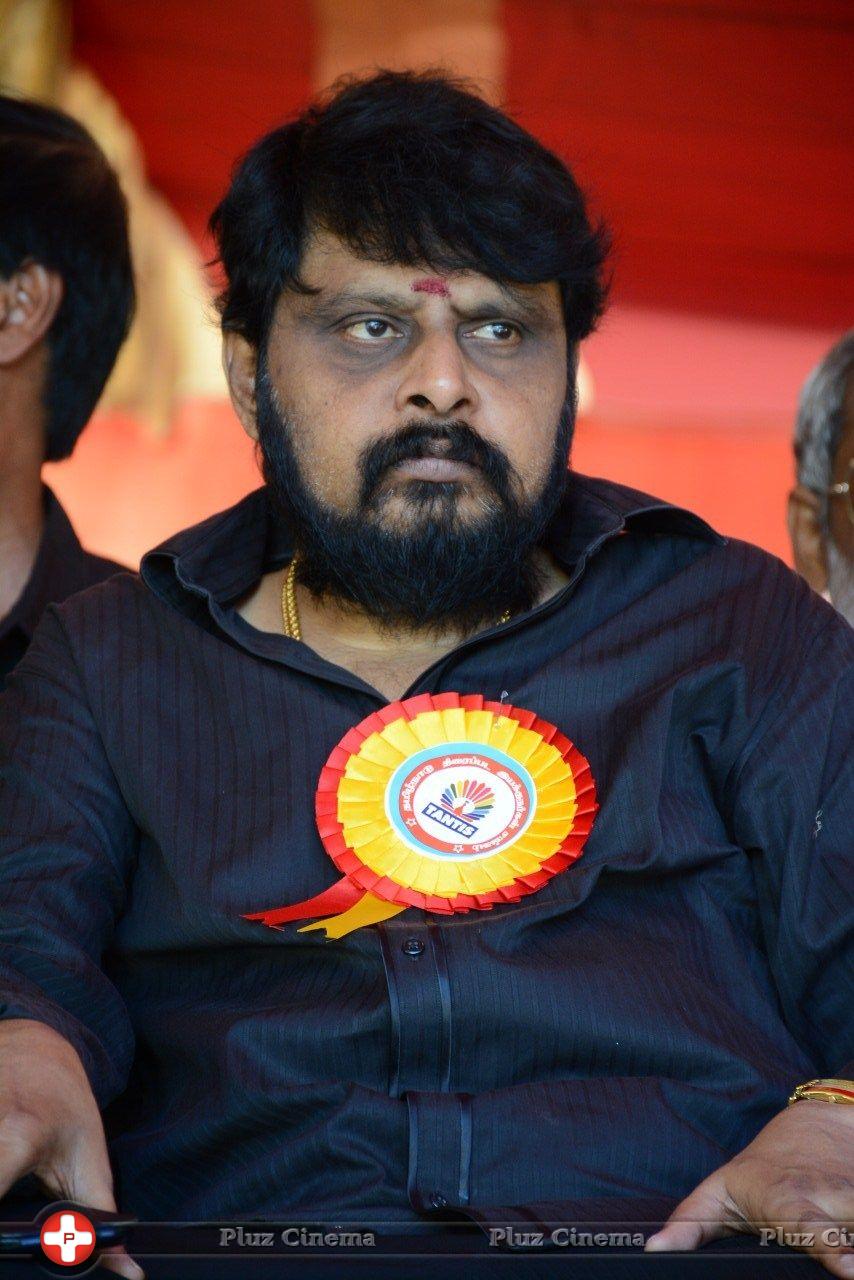 Vikraman (Director) - Tamil Film Industry Hunger Strike Against Jayalalitha Judgment Photos | Picture 837555