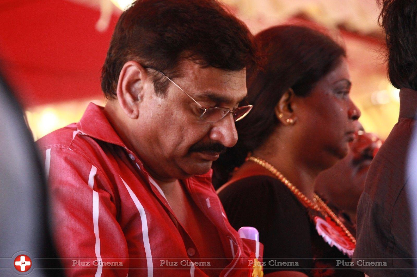 Ramesh Khanna - Tamil Film Industry Hunger Strike Against Jayalalitha Judgment Photos | Picture 837671